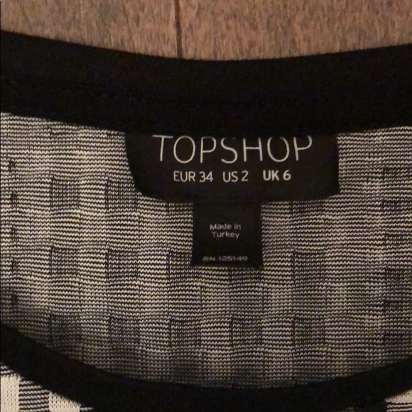 Topshop Black and White Body-Con Dress! - Picture 3 of 5